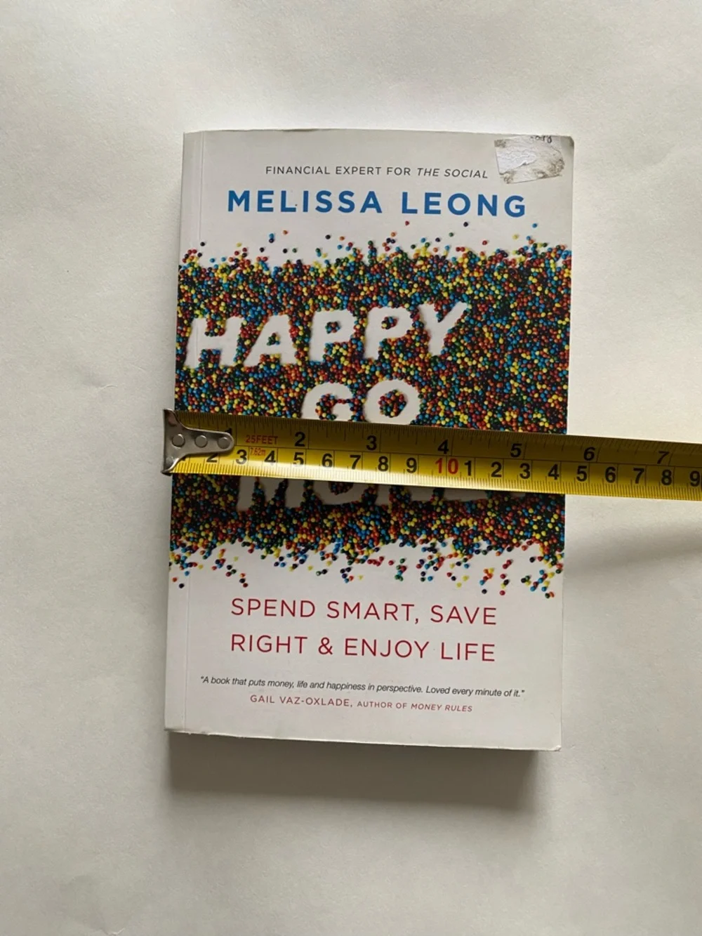 🔥3/$25🔥Happy Go Money by Melissa Leong - White Cover with Multicolored Sprinkles - Picture 4 of 5